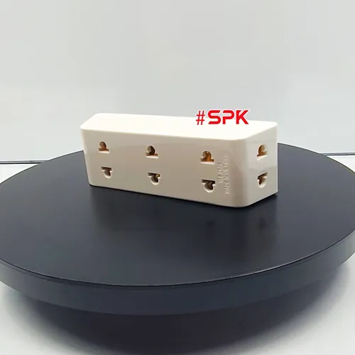 Phích Cắm Chia Điện 5 Lỗ Cổ Xoay Cao P26 SOPOKA