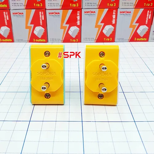 Đầu Nối Chia Điện 3 Cửa 2200W P11 SOPOKA