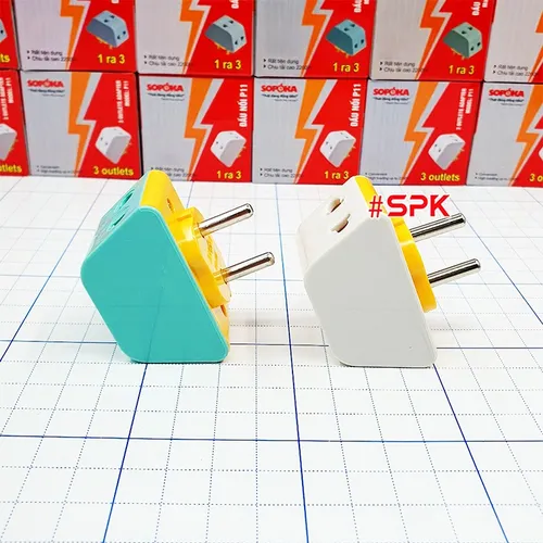 Đầu Nối Chia Điện 3 Cửa 2200W P11 SOPOKA