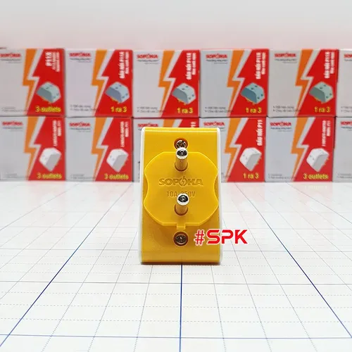 Đầu Nối Chia Điện 3 Cửa 2200W P11 SOPOKA