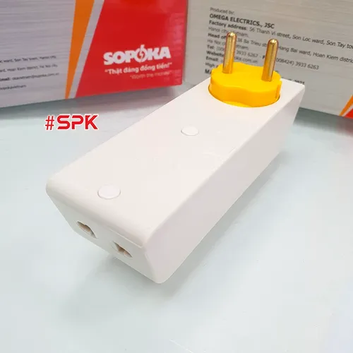 Ổ Cắm Điện Chia 5 Cổ Xoay P25 SOPOKA