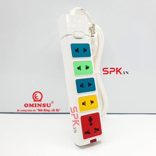 Ổ Dây 5 Cửa Dòng S 2500W 11.4A 5ST-3/5ST-5/5ST-10 OMINSU