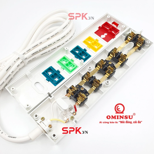 Ổ Dây 5 Cửa Dòng S 2500W 11.4A 5ST-3/5ST-5/5ST-10 OMINSU