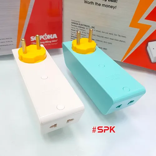 Ổ Cắm Điện Chia 5 Cổ Xoay P25 SOPOKA