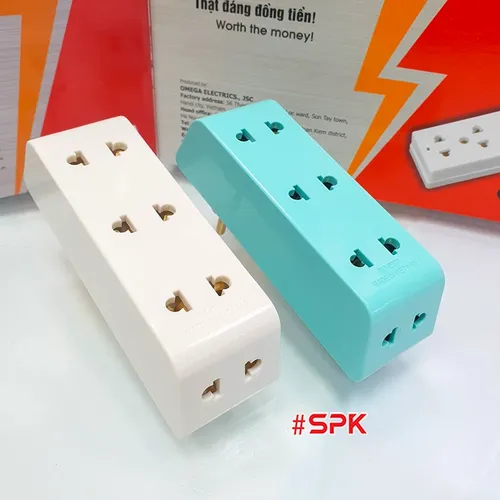 Ổ Cắm Điện Chia 5 Cổ Xoay P25 SOPOKA