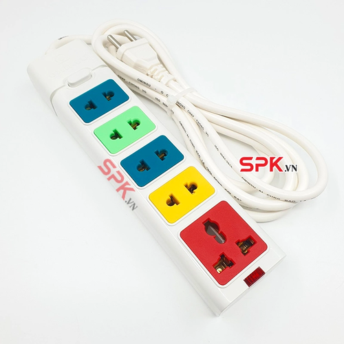 Ổ Dây 5 Cửa Dòng S 2500W 11.4A 5ST-3/5ST-5/5ST-10 OMINSU