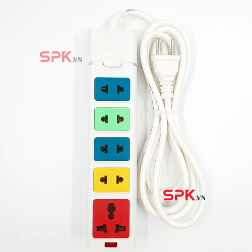 Ổ Dây 5 Cửa Dòng S 2500W 11.4A 5ST-3/5ST-5/5ST-10 OMINSU