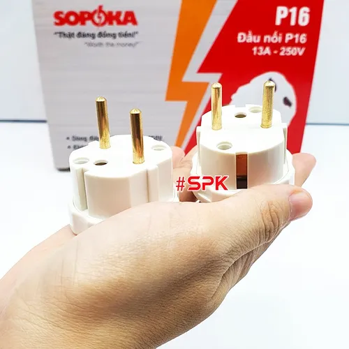 Đầu Chuyển Đổi UK Chuẩn Anh SOPOKA P16 Adapter UK→VN