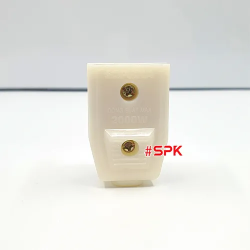 Phích Cắm Điện Âm Trắng Phích Cắm Cái P5 Chống Vỡ SOPOKA