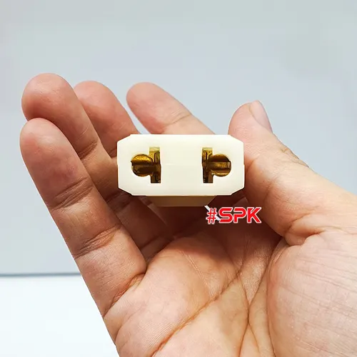 Phích Cắm Điện Âm Trắng Phích Cắm Cái P5 Chống Vỡ SOPOKA