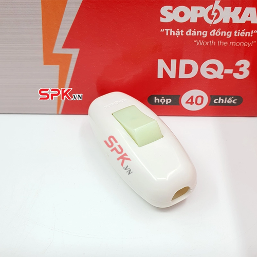 Công Tắc Treo Quả Nhót Dạ Quang 1200W 5A NDQ-3 SOPOKA