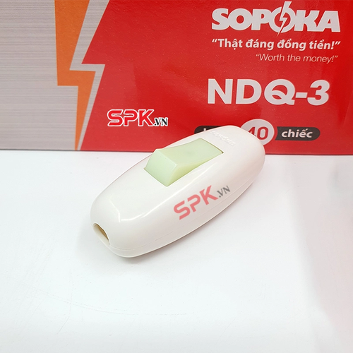 Công Tắc Treo Quả Nhót Dạ Quang 1200W 5A NDQ-3 SOPOKA