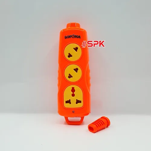 Ổ Cắm Điện 6000W Không Dây 3 Lỗ Chéo Siêu Chịu Tải 30A 3S-6000W+C SOPOKA