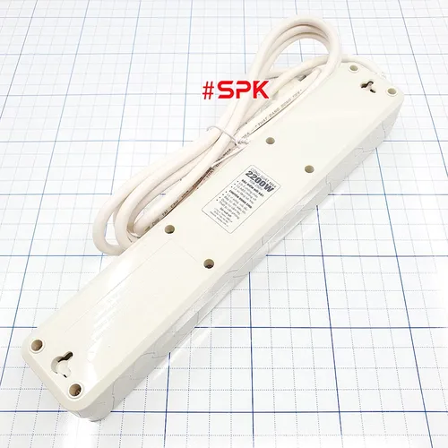 Ổ Cắm Điện 5 Lỗ Chéo Lõi Sứ 2200W SOPOKA 5L2