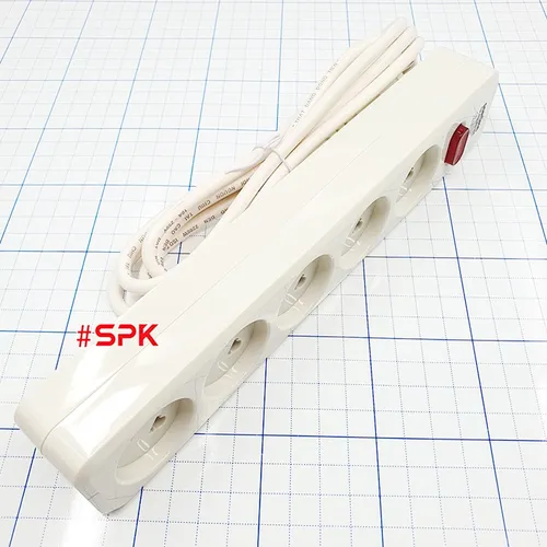 Ổ Cắm Điện 5 Lỗ Chéo Lõi Sứ 2200W SOPOKA 5L2