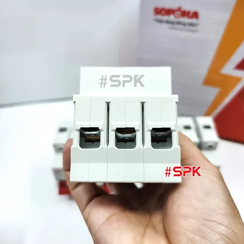 SOPOKA Cầu Dao Gạt Tay 1 Ngã 3P MS21 (15A–80A)
