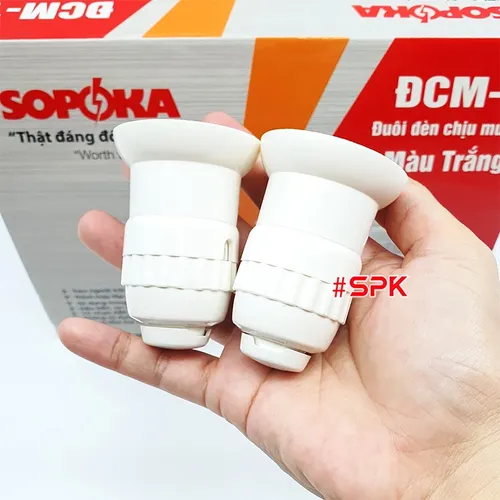 Đui Đèn Chịu Mưa 2 Kiểu Lắp Dây ĐCM-1 SOPOKA