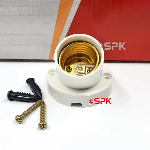 Đui Đèn Vát Tường Ngồi Xéo Ren Xoáy E27 DV5 SOPOKA