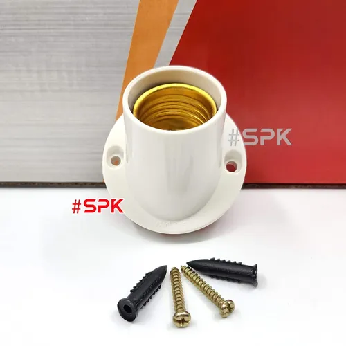 Đui Đèn Vát Tường Ngồi Xéo Ren Xoáy E27 DV5 SOPOKA