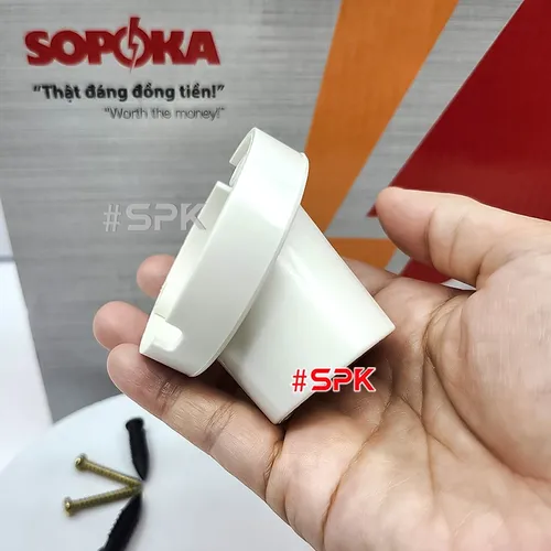 Đui Đèn Vát Tường Ngồi Xéo Ren Xoáy E27 DV5 SOPOKA