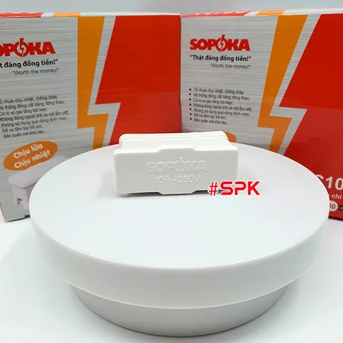 Cầu Chì Gắn Táp Lô Điện 10A 250V SOPOKA CC10A