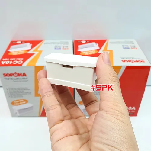 Cầu Chì Gắn Táp Lô Điện 10A 250V SOPOKA CC10A