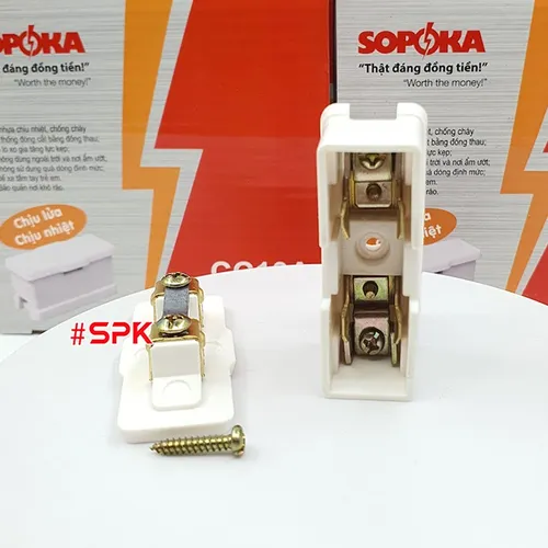 Cầu Chì Gắn Táp Lô Điện 10A 250V SOPOKA CC10A