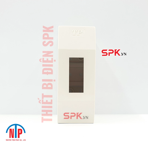 Hộp CB 1 pha 1P Tiến Phát – hộp gắn nổi bảo vệ CB 1 tép gọn gàng, an toàn