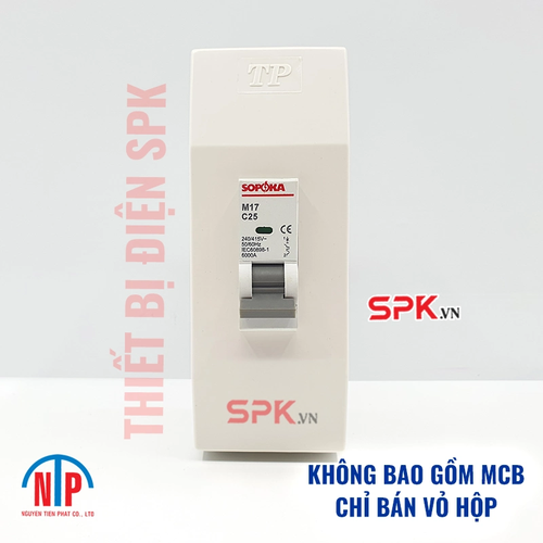 Hộp CB 1 pha 1P Tiến Phát – hộp gắn nổi bảo vệ CB 1 tép gọn gàng, an toàn