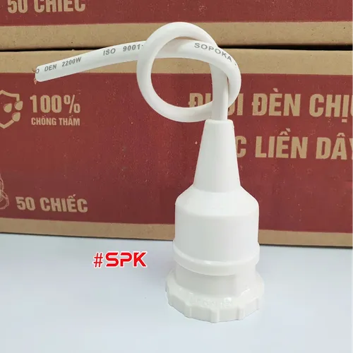 Đui Đèn Chịu Mưa Đúc Liền Dây ĐCM-100 SOPOKA
