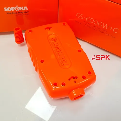 Ổ Cắm Điện 6000W 6 Lỗ Chéo Không Dây Siêu Chịu Tải 30A 6S-6000+C SOPOKA