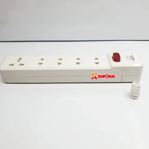Ổ Cắm Điện 5 Lỗ 2200W Lõi Sứ Không Dây Có Công Tắc 5M-0 SOPOKA