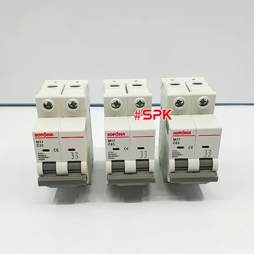Aptomat 1 Pha MCB Tép 2P M17 SOPOKA
