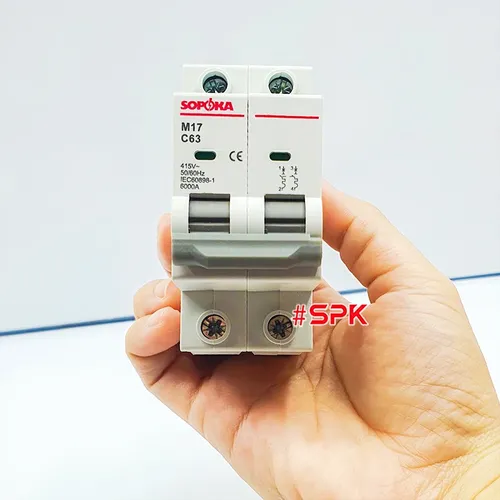 Aptomat 1 Pha MCB Tép 2P M17 SOPOKA