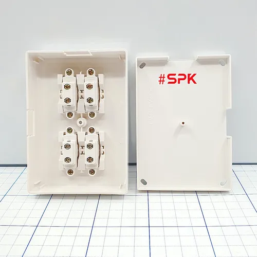Bảng Điện Lắp Nổi Cao Cấp Dòng E 4 Công Tắc E4S SOPOKA 