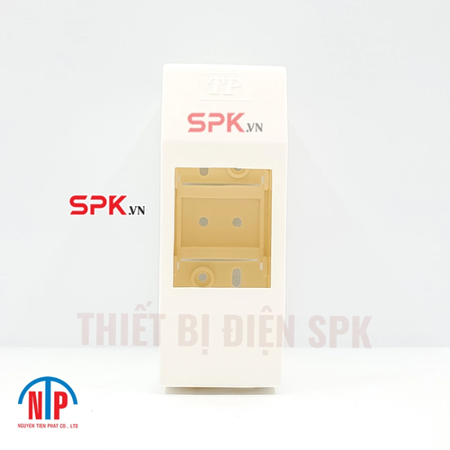 Hộp CB 1 pha 2P Tiến Phát – hộp gắn nổi bảo vệ CB 2 tép gọn gàng, an toàn