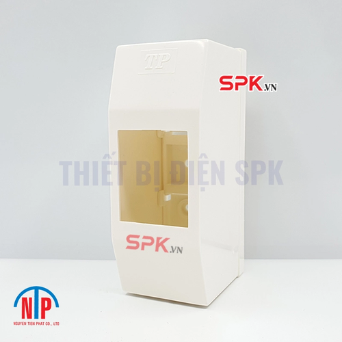 Hộp CB 1 pha 2P Tiến Phát – hộp gắn nổi bảo vệ CB 2 tép gọn gàng, an toàn