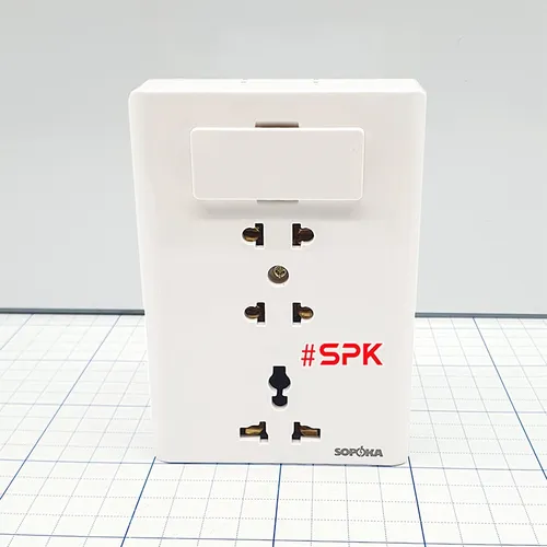 Bảng Điện Lắp Nổi Cao Cấp Dòng E 3 Ổ Cắm E8A SOPOKA