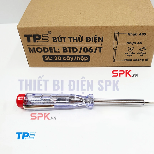 Bút thử điện Tiến Phát BTD06T Màu Trắng Kiểm Tra Điện Nhanh, Gọn Và An Toàn Hơn