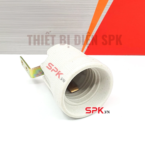 Đui Đèn Sứ Chịu Nhiệt Ren Xoáy E27 SU4 SOPOKA