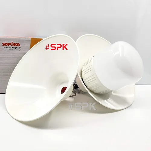 Chóa Đèn (Chao Đèn) Nhựa Có Móc Treo M280 Chống Vỡ Chống Mưa Chịu Nhiệt SOPOKA