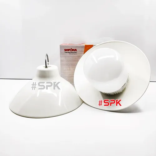 Chóa Đèn (Chao Đèn) Nhựa Có Móc Treo M280 Chống Vỡ Chống Mưa Chịu Nhiệt SOPOKA