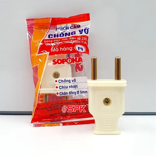 Phích Cắm Điện Dương Chân 5mm P9 Chống Vỡ SOPOKA
