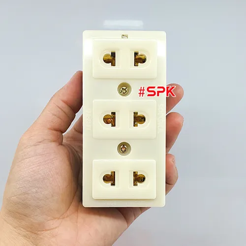 Ổ Cắm Điện Gắn Táp Lô 3 Lỗ T31 SOPOKA – Giải Pháp An Toàn, Tiện Lợi Cho Mọi Gia Đình