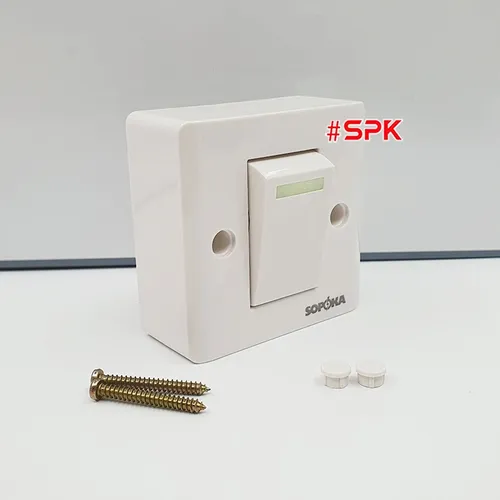 Công Tắc Điện Cao Cấp Dòng E SOPOKA - Công Tắc Đơn E1S