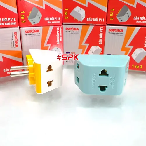 Phích Cắm Điện Chia 2, Chia 3, Chia 5 SOPOKA – P11 P12 P15 P25 Q3 Q5 