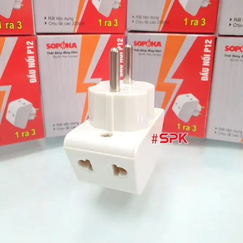 Phích Cắm Điện Chia 2, Chia 3, Chia 5 SOPOKA – P11 P12 P15 P25 Q3 Q5 