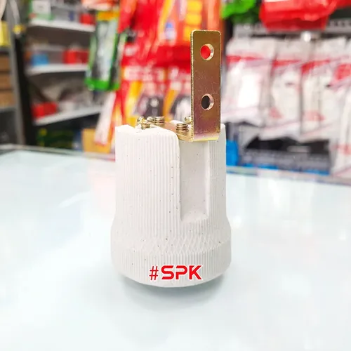 Đui Đèn Sứ Chịu Nhiệt Ren Xoáy E27 SU4 SOPOKA