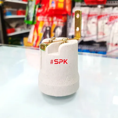 Đui Đèn Sứ Chịu Nhiệt Ren Xoáy E27 SU4 SOPOKA