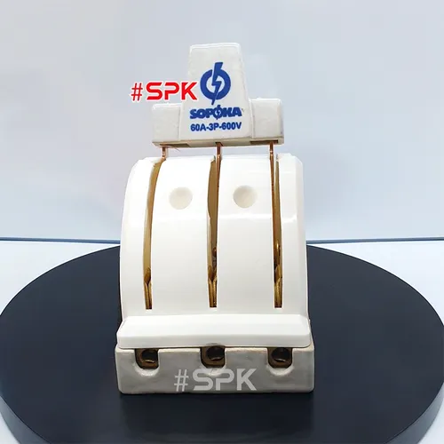 Cầu Dao Đảo Đế Sứ 3 Pha 60A 3P 2N 600V Màu Trắng D28 SOPOKA